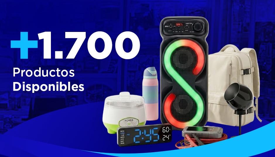 +1.700 productos disponibles